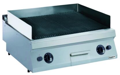 Grill - Lavasten - 800 x 700 mm - Combisteel