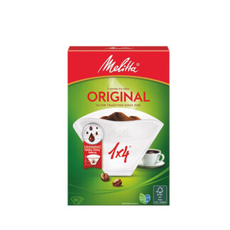 Melitta Original Kaffefilter 1x4 Hvide 80 stk - Melitta