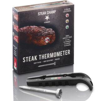 Steak Champ Trådløs Stegetermometer Med 3-Farvet LED Lys - Georg Jensen