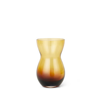 Holmegaard Calabas Duo Vase Burgundy/Amber 21 Cm - Rosendahl