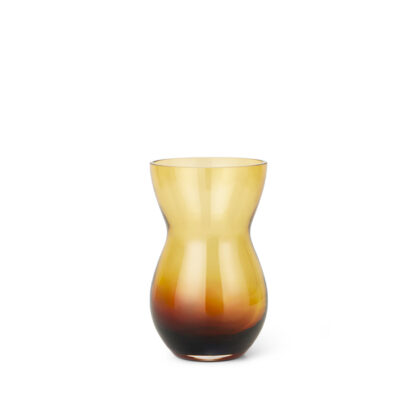 Holmegaard Calabas Duo Vase Burgundy/Amber 21 Cm - Holmegaard