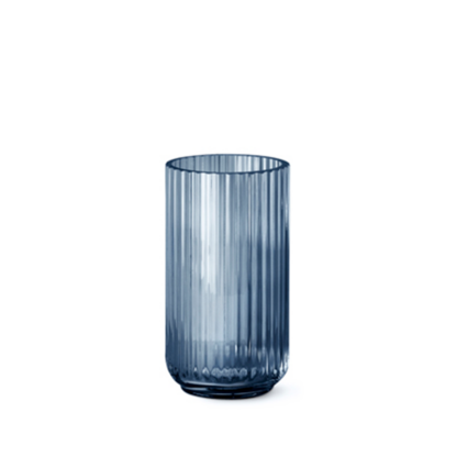 Lyngby Vase Glas Blå 20 cm - Lyngby