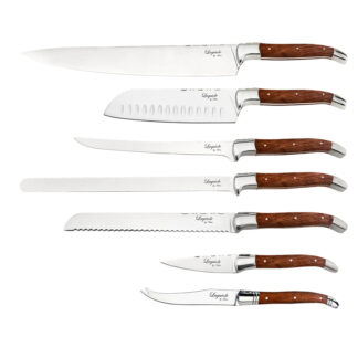 Laguiole By Hâws Knivsæt Chef Rosewood 7 stk. - Laguiole by HÂWS