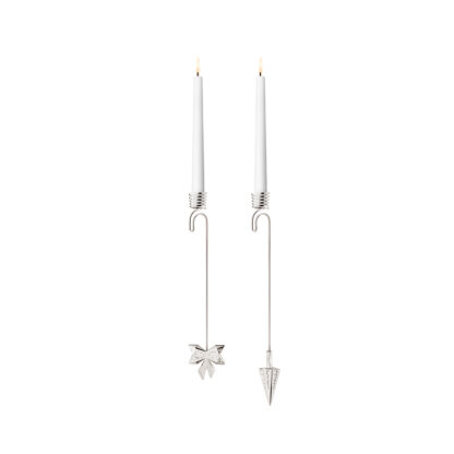 Georg Jensen Jul 2022 Lysholder Palladium 2 stk. - Georg Jensen