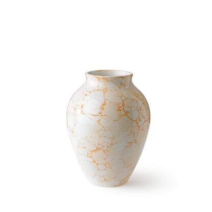 Knabstrup Natura vase kalk/brun 20 cm - Knabstrup Keramik