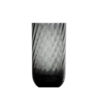 Specktrum Meadow Swirl Cylinder Vase Grey Medium - Specktrum