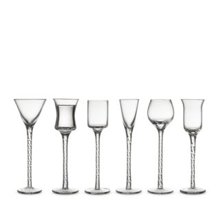 Lyngby Glas Snapseglas 6 Stk. 18 Cm - Blomsterbergs