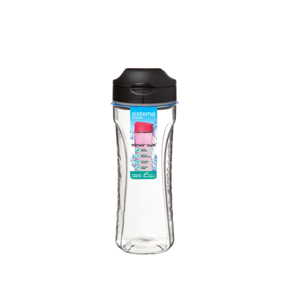 Sistema Tritan Swift Drikkeflaske Sort 600 ml - Sistema