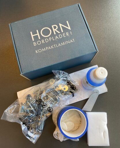 Horn monteringssæt til kompaktlaminat - Horn