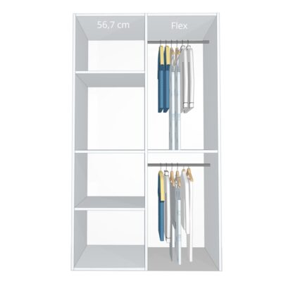 Inventar fra bredde 100 cm til 120 cm - Celebert - Model A - Kitchn Skydedøre