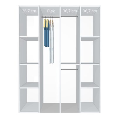 Inventar fra bredde 140 cm til 160 cm - Celebert - Model A - Celebert