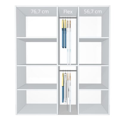 Inventar fra bredde 160 cm til 180 cm - Celebert - Model A - Kitchn Skydedøre