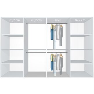 Inventar fra bredde 300 cm til 320 cm - Celebert - Model A - Kitchn Skydedøre