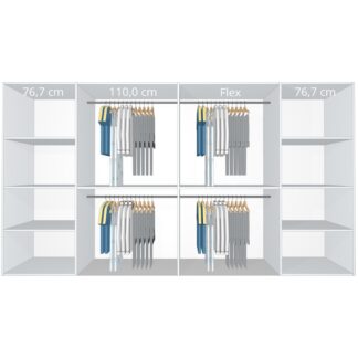 Inventar fra bredde 360 cm til 380 cm - Celebert - Model A - Celebert