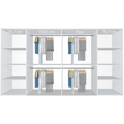 Inventar fra bredde 360 cm til 380 cm - Celebert - Model A - Celebert