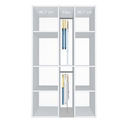 Inventar fra bredde 100 cm til 120 cm - Celebert - Model B - Celebert