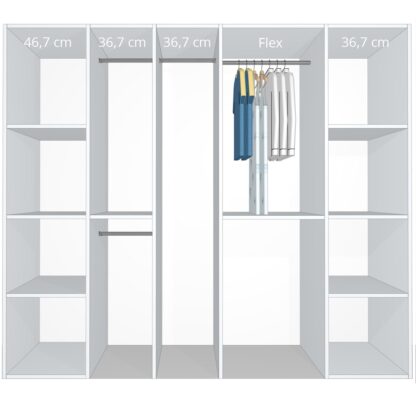 Inventar fra bredde 220 cm til 240 cm - Celebert - Model B - Celebert