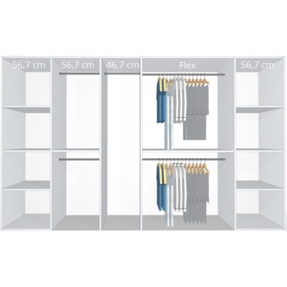 Inventar fra bredde 320 cm til 340 cm - Celebert - Model B - Celebert