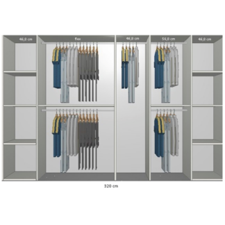 Inventar fra bredde 300 cm til 320 cm Model B - Kitchn