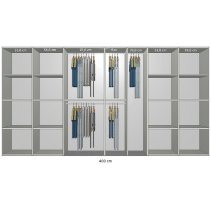 Inventar fra bredde 380 cm til 400 cm Model B - Mogensen