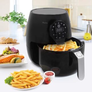 Air Fryer fra Homa 3,5 liter. Elektronisk med 7 programmer og non-stick belægning - Billig fragt - Homa