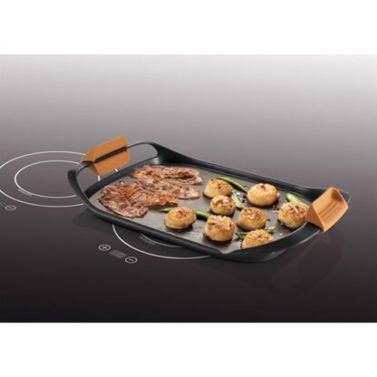 Grillpande 42 x 28 cm med glat overflade og 2 termiske zoner - Hurtig levering - Tescoma