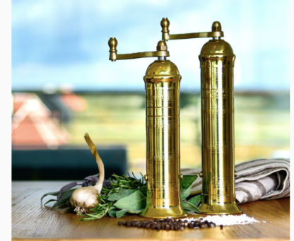 Salt- og peberkværn Brass Mill - Brass Pepper Mill - 205/40 salt - Brass Pepper Mill