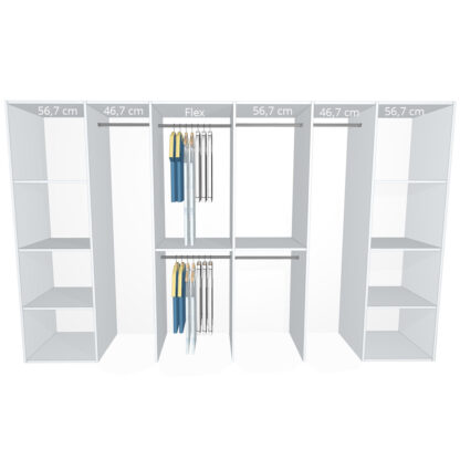 Inventar fra bredde 320 cm til 340 cm - Kitchn - Model B - Kitchn Skydedøre