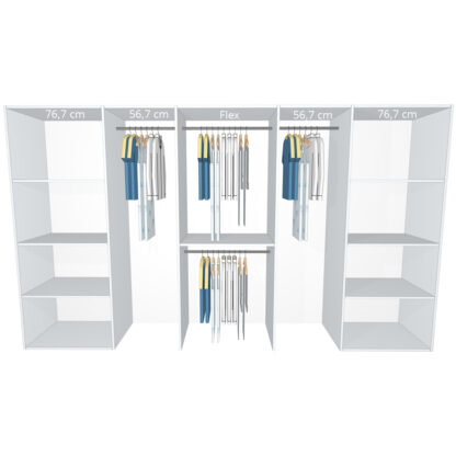 Inventar fra bredde 340 cm til 360 cm - Kitchn - Model A - Kitchn Skydedøre