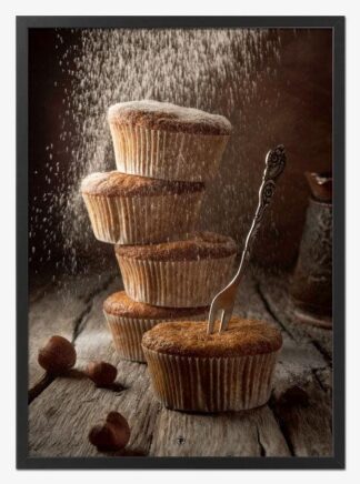 Muffins | Køkkenplakat - 21x30 cm (A4) - Køkkenshop